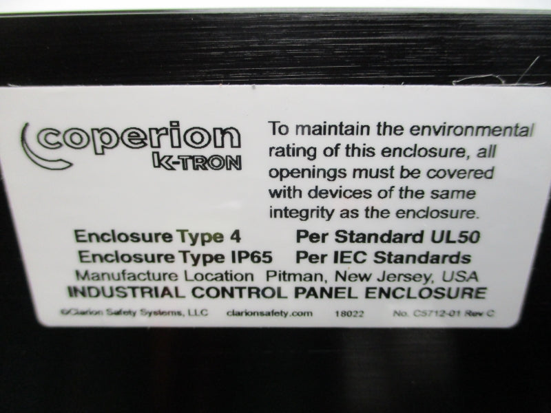 COPERION TYPE IP65 115/230VAC NSNP