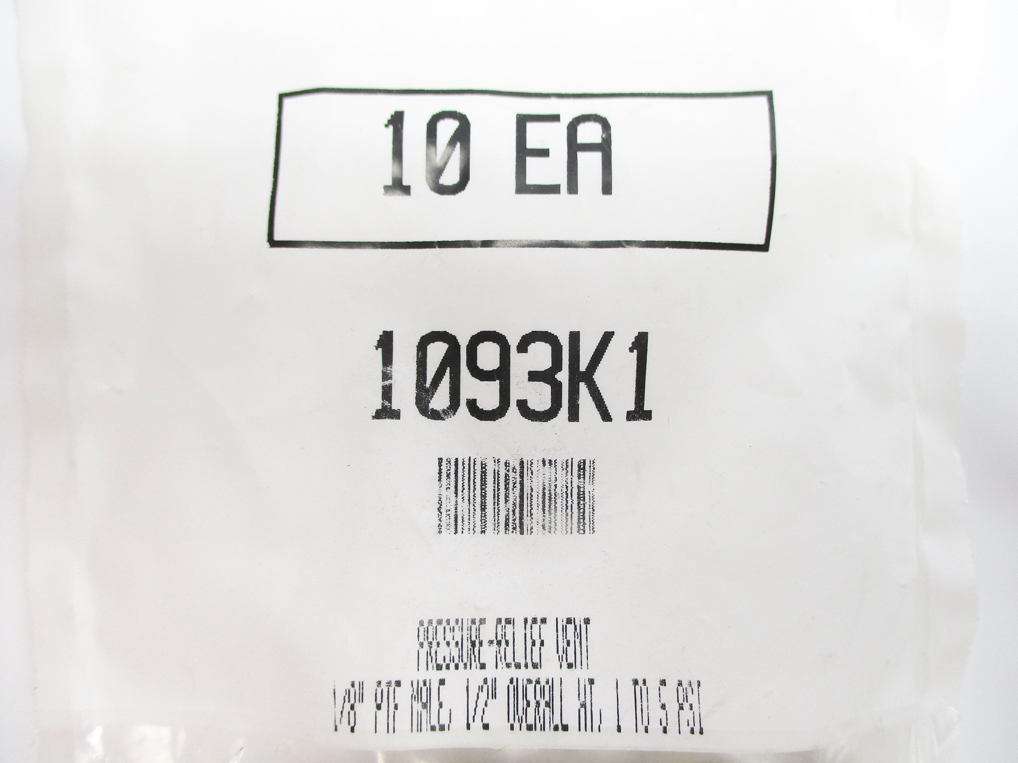 SPARE PART 1093K1 1/8" X 1/2" (PKG OF 10) NSNP