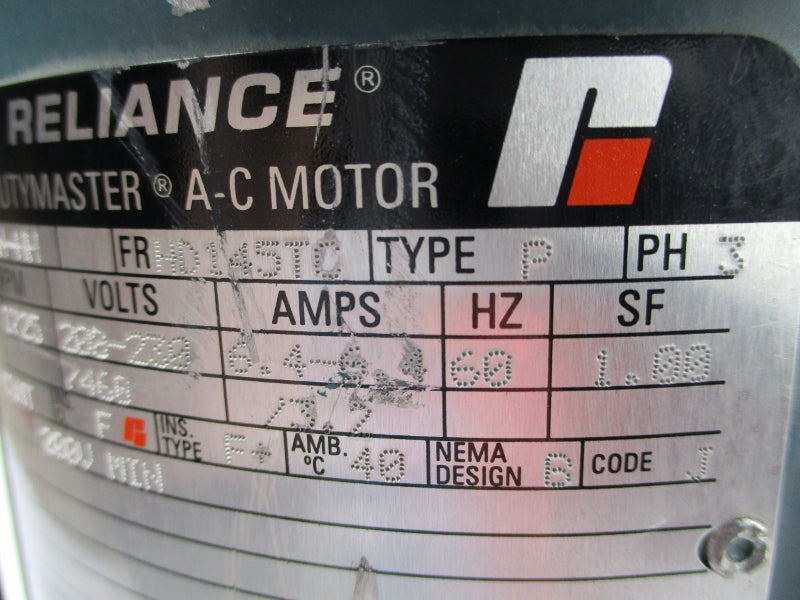 RELIANCE P14J2446N-HH 208-230/460V 6.4-6.4/3.7A NSNP