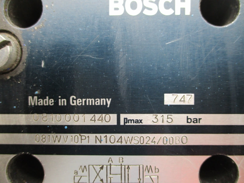 BOSCH 081WV10P1N104WS024/00BO W/ ELEKTROTEILE 5037 DSKF7330.10 24V 0.8A UNMP