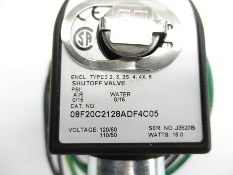 PARKER 08F20C2128ADF4C05 110/120V 0/15PSI 7/16" NSMP
