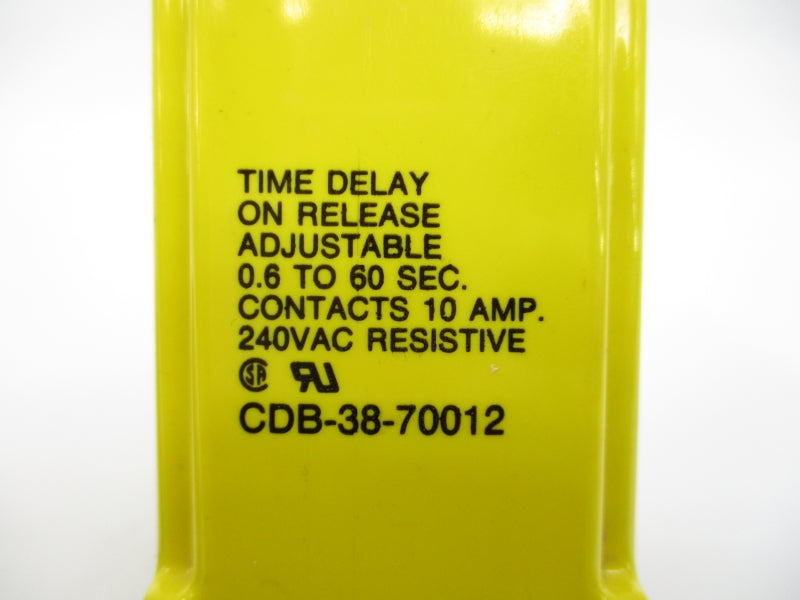 POTTER&BRUMFIELD CDB-38-70012 120VAC 10A 0.6-60S NSNP