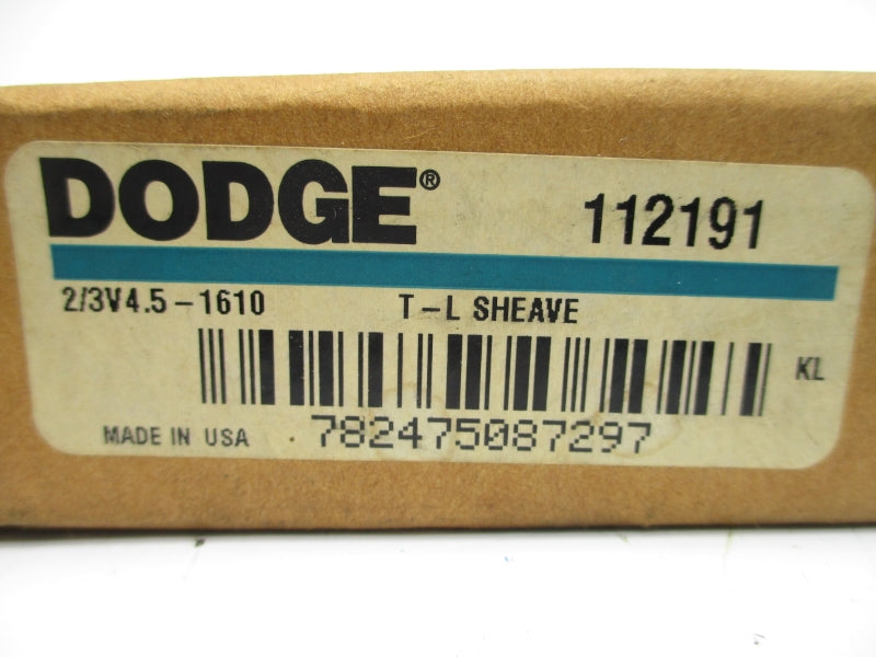 DODGE 112191 2/3V4.5-1610 NSFS
