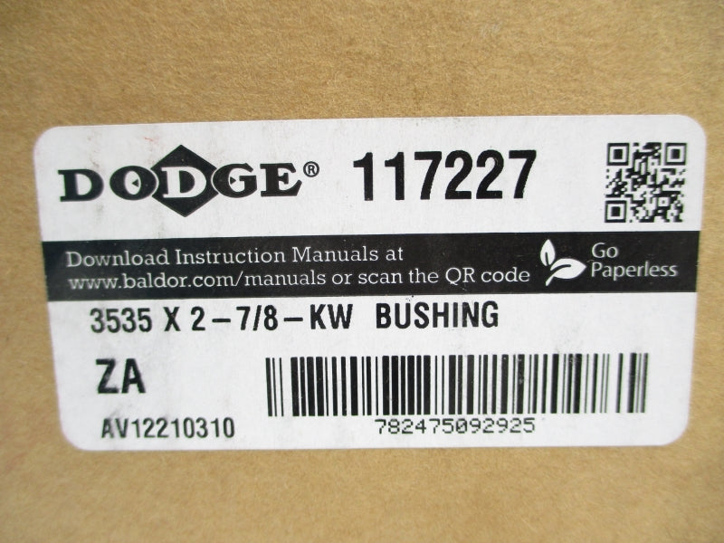 DODGE 3535X2-7/8-KW 117227 NSMP