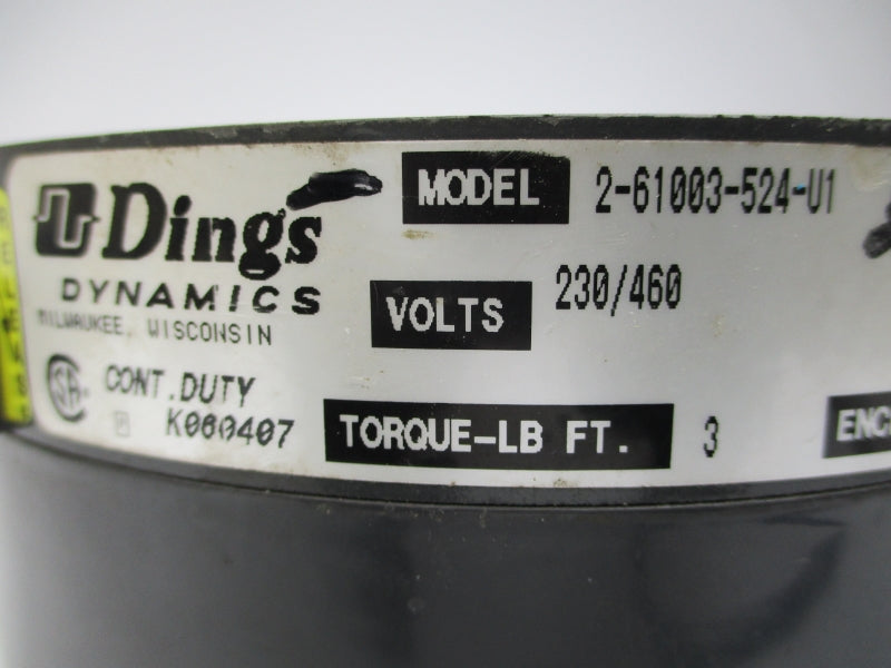 DINGS DYNAMICS 2-61003-524-U1 230/460V 26A NSNP