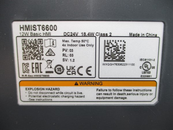 SCHNEIDER ELECTRIC HMIST6600 SV. 1.2 24VDC NSMP