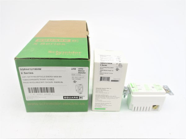 SQUARE D SQR441U1WHW 125VAC 15A (PKG OF 10) NSMP