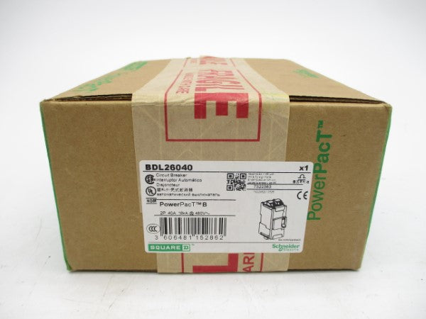 SCHNEIDER ELECTRIC BDL26040 480V 40A NSFS