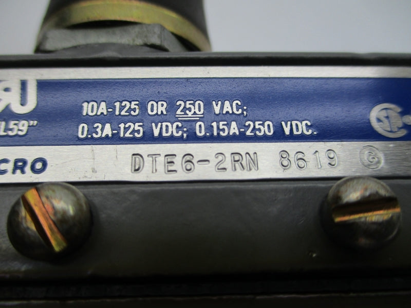 MICRO SWITCH DTE6-2RN 250VAC 10A (GREY) NSNP