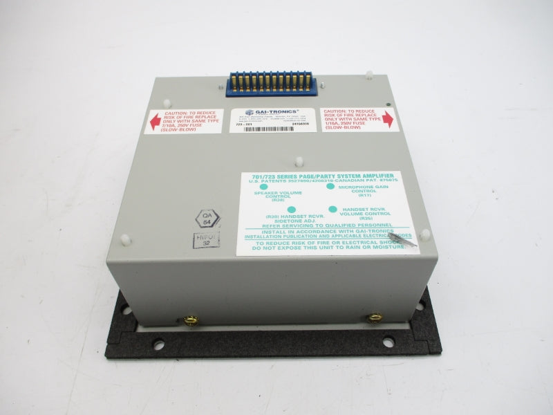 GAI-TRONICS 723-001 120VAC 0.46A NSMP