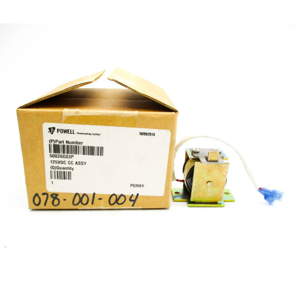 POWELL 50026G03P 125VDC NSMP