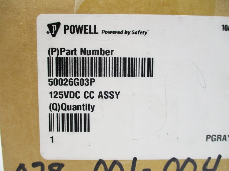 POWELL 50026G03P 125VDC NSMP