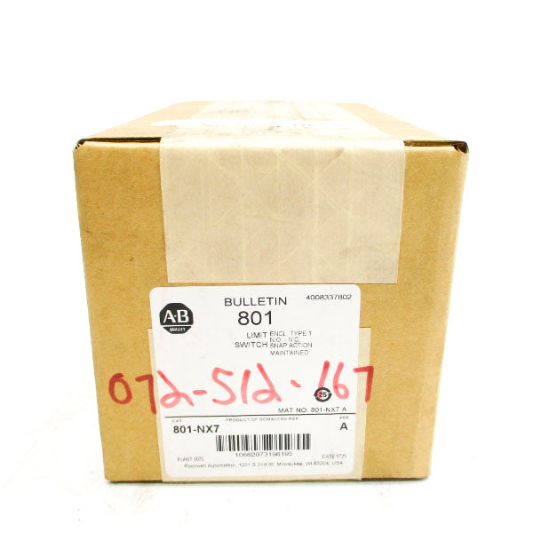 INDUSTRIAL SPARE PART 801-NX7 SER. A (BR/WH) NSFS