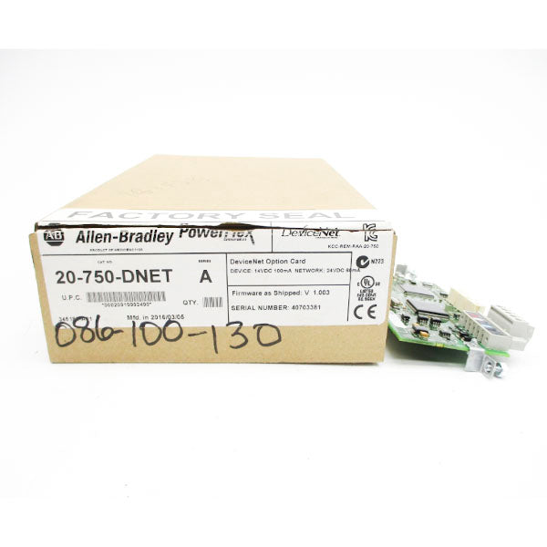 ALLEN BRADLEY 20-750-DNET SER. A F/W 1.003 24VDC NSMP