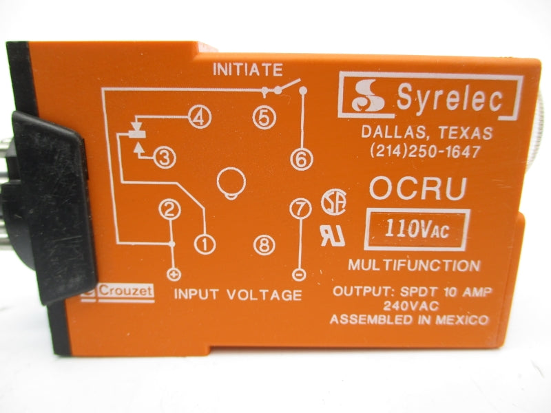 CROUZET OCRU110A 110VAC 10A 1S NSMP