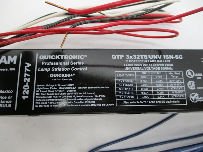 OSRAM QTP3X32T8/UNV ISN-SC 120-277V (PKG OF 10) NSMP
