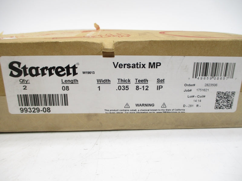 STARRETT 99329-08 (PKG OF 2) NSMP