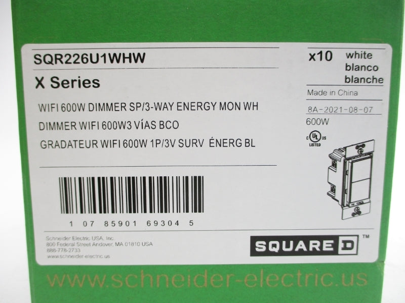 SQUARE D SQR226U1WHW (PKG OF 10) NSMP
