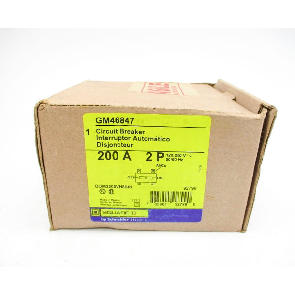 SQUARE D GM46847 120/240V 200A NSFS