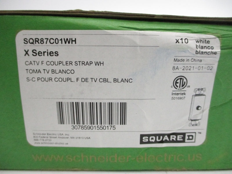SQUARE D SQR87C01WH (PKG OF 10) NSMP