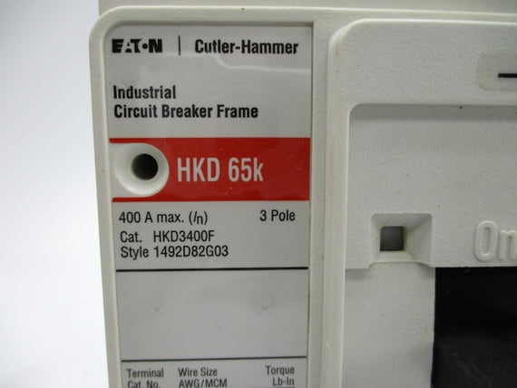 CUTLER HAMMER HKD3400F SER. C 600VAC 400A NSMP