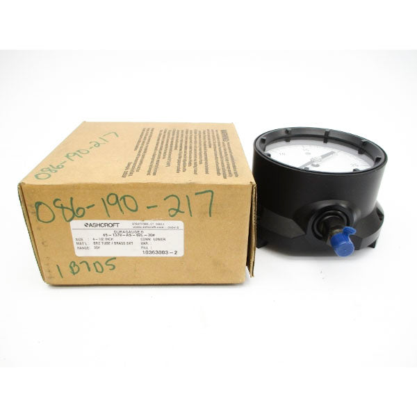 ASHCROFT 45-1379-AS-02L-30# 0-30PSI 4-1/2" NSMP