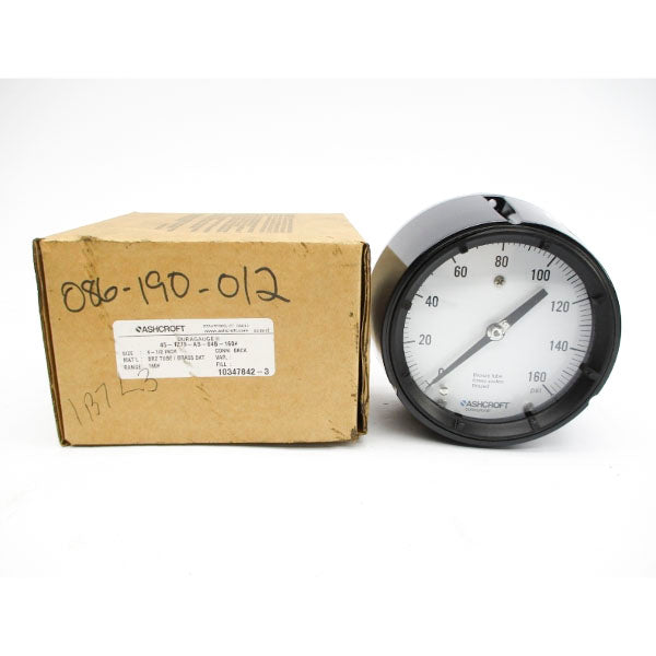 ASHCROFT 45-1279-AS-04B-160# 0-160PSI 4-1/2" NSMP