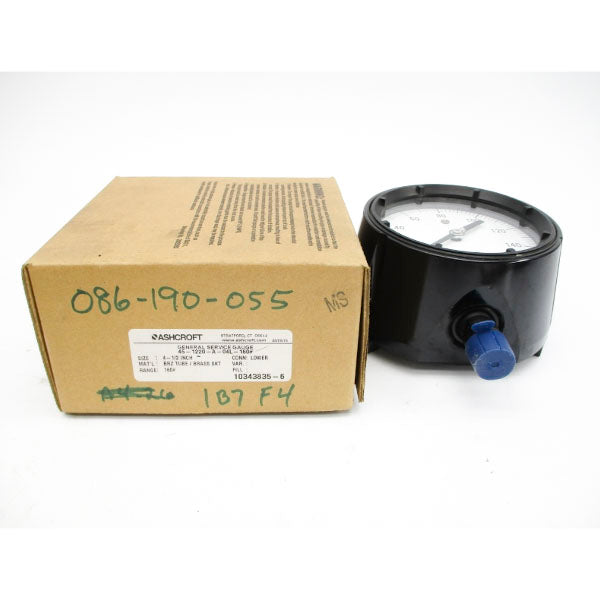 ASHCROFT 45-1220-A-04L-160# 0-160PSI 4-1/2" NSMP