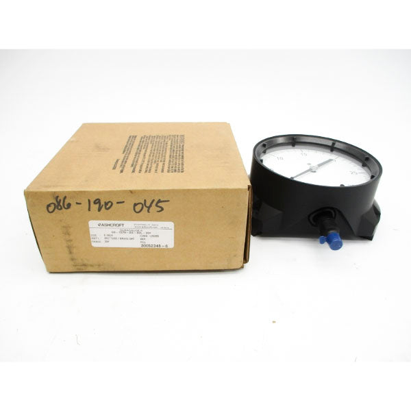 ASHCROFT 60-1379-AS-02L-30# 0-30PSI 6" NSMP