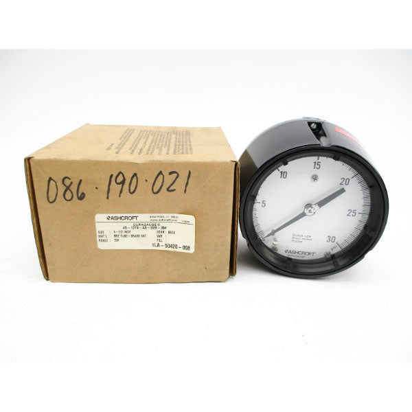 ASHCROFT 45-1279-AS-02B-30# 0-30PSI 4-1/2" NSMP