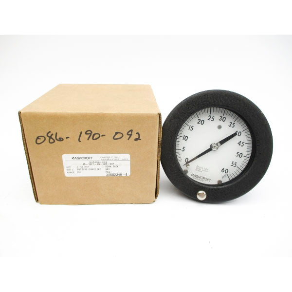 ASHCROFT 45-1377-AS-02B-60# 0-60PSI 4-1/2" NSMP