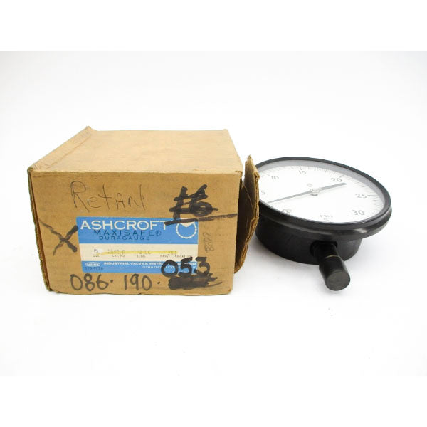 ASHCROFT 45-2462-A-1/2-LC-30# 0-30PSI NSMP
