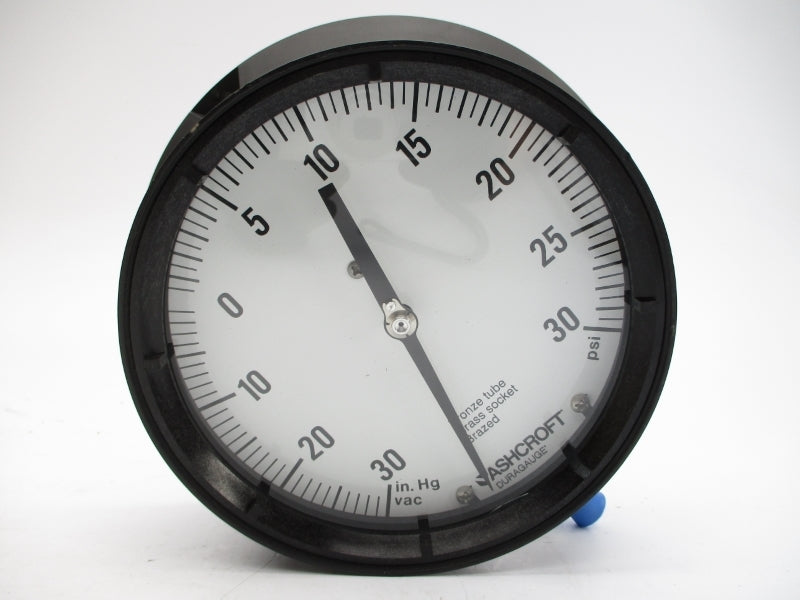 ASHCROFT 60-1379AS-02L-30IMV&30# 30"HGVAC/30PSI 6" NSMP