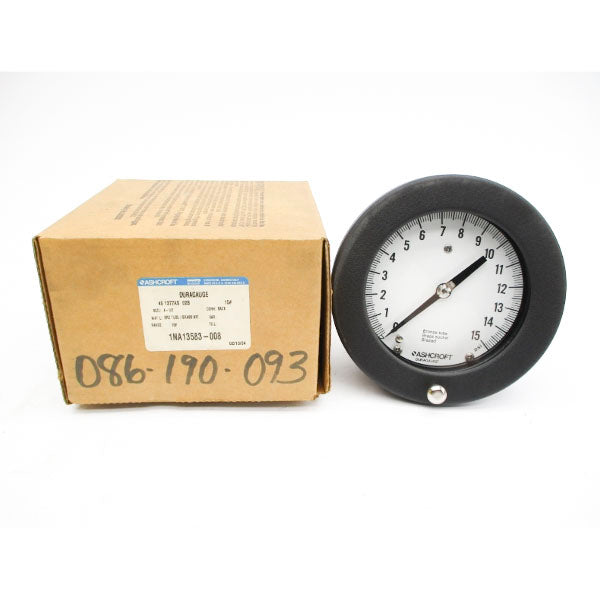 ASHCROFT 45-1377AS-02B-15# 0-15PSI 4-1/2" NSMP