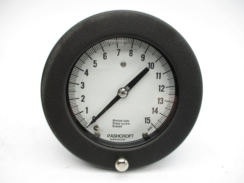 ASHCROFT 45-1377AS-02B-15# 0-15PSI 4-1/2" NSMP