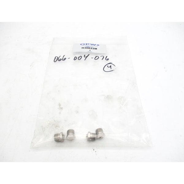 OPW ENGINEERED SYSTEMS H30822M (PKG OF 4) NSMP