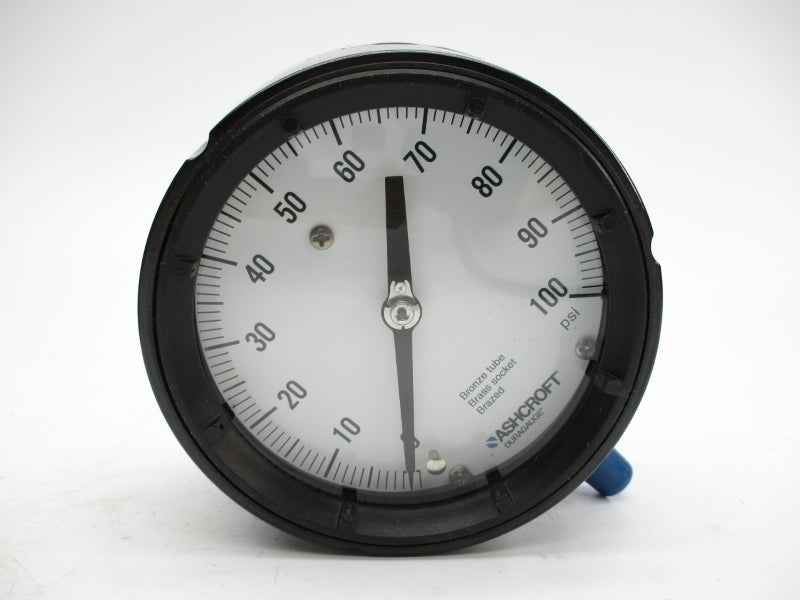ASHCROFT 45-1279-AS-02L-100# 0-100PSI 4-1/2" NSMP