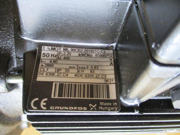 GRUNDFOS CR10-04 A-GJ-A-V-HQQV 208-230/460V 232PSI NSMP