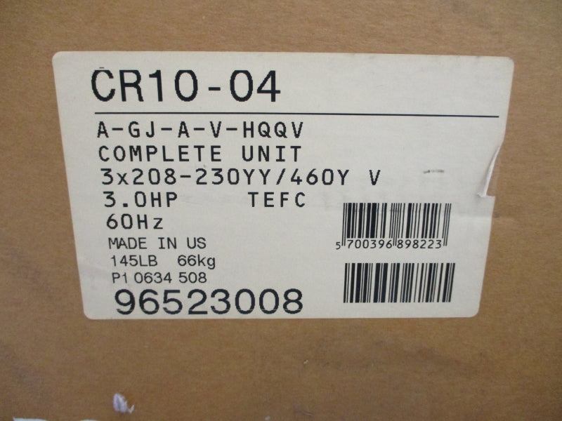 GRUNDFOS CR10-04 A-GJ-A-V-HQQV 208-230/460V 232PSI NSMP