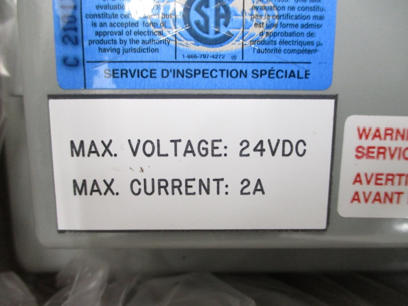 HAMMOND MANUFACTURING 1418N4F6 24VDC 2A NSMP