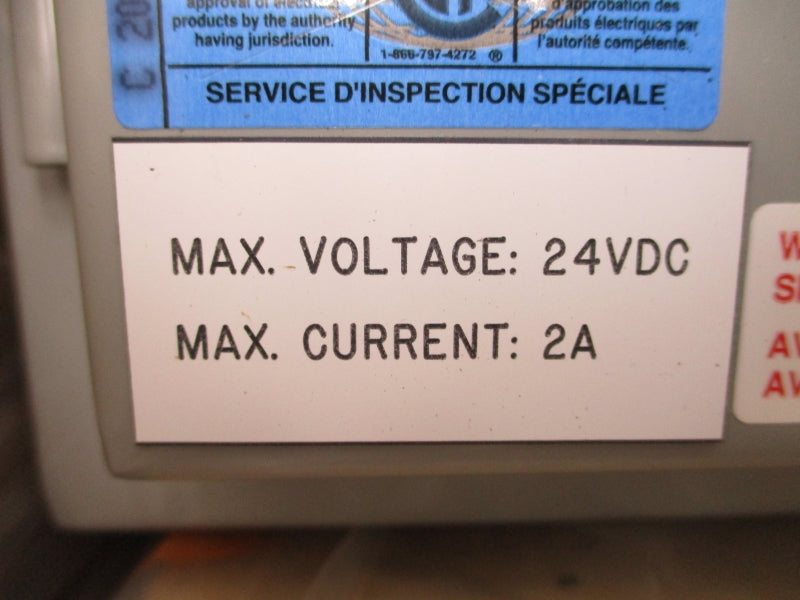 HAMMOND MANUFACTURING 1418N4S8 24VDC 2A NSMP