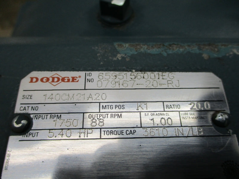 DODGE 6595156001EG 079167-20-RJ 140CM21A20 NSNP