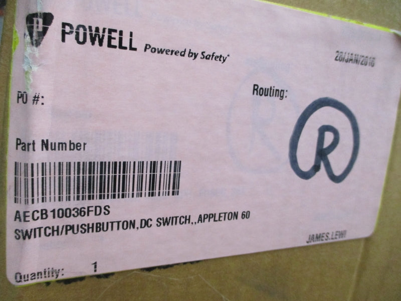 APPLETON AECB10036FDS 600V 100A NSMP