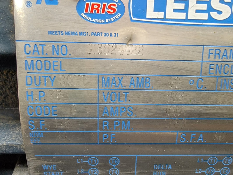 LEESON G15024422 575V 69.2A NSMP