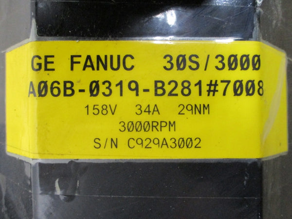 GE FANUC A06B-0319-B281#7008 158V 34A NSNP