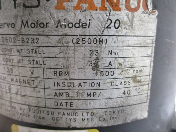 FANUC A06B-0602-B232 128V 33A UNMP