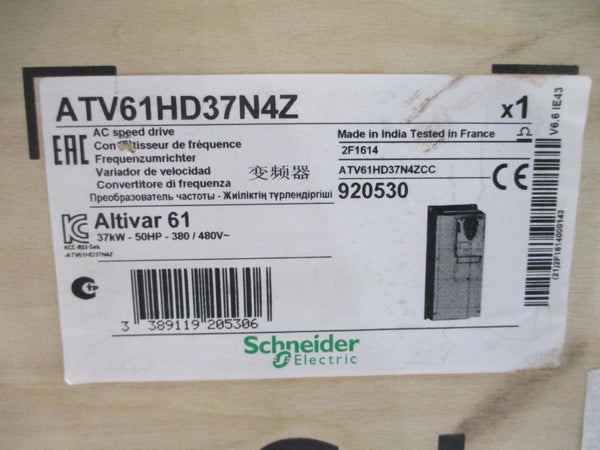 SCHNEIDER ELECTRIC ATV61HD37N4Z 380-480V 84A NSMP