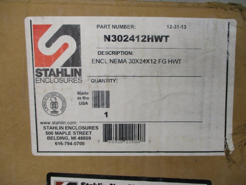 STAHLIN ENCLOSURES N302412HWT NSMP