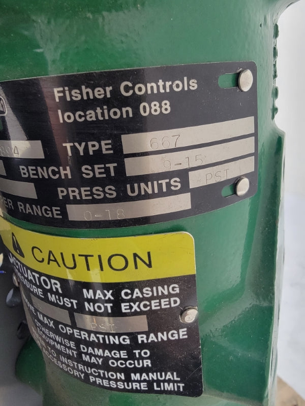 FISHER CONTROLS 667 SIZE 30 30VDC 55PSI 1-1/2" NSNP