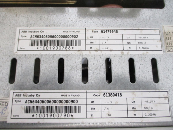 ABB ACN6440600600000000900 ACN6340605600000000902 NSNP
